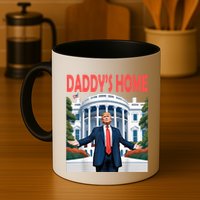 Trump Daddys Home White House Mug