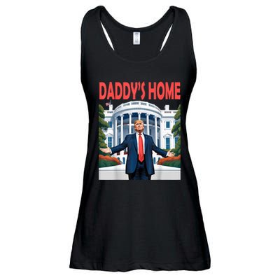 Trump Daddys Home White House Ladies Essential Flowy Tank