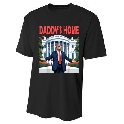 Trump Daddys Home White House Performance Sprint T-Shirt