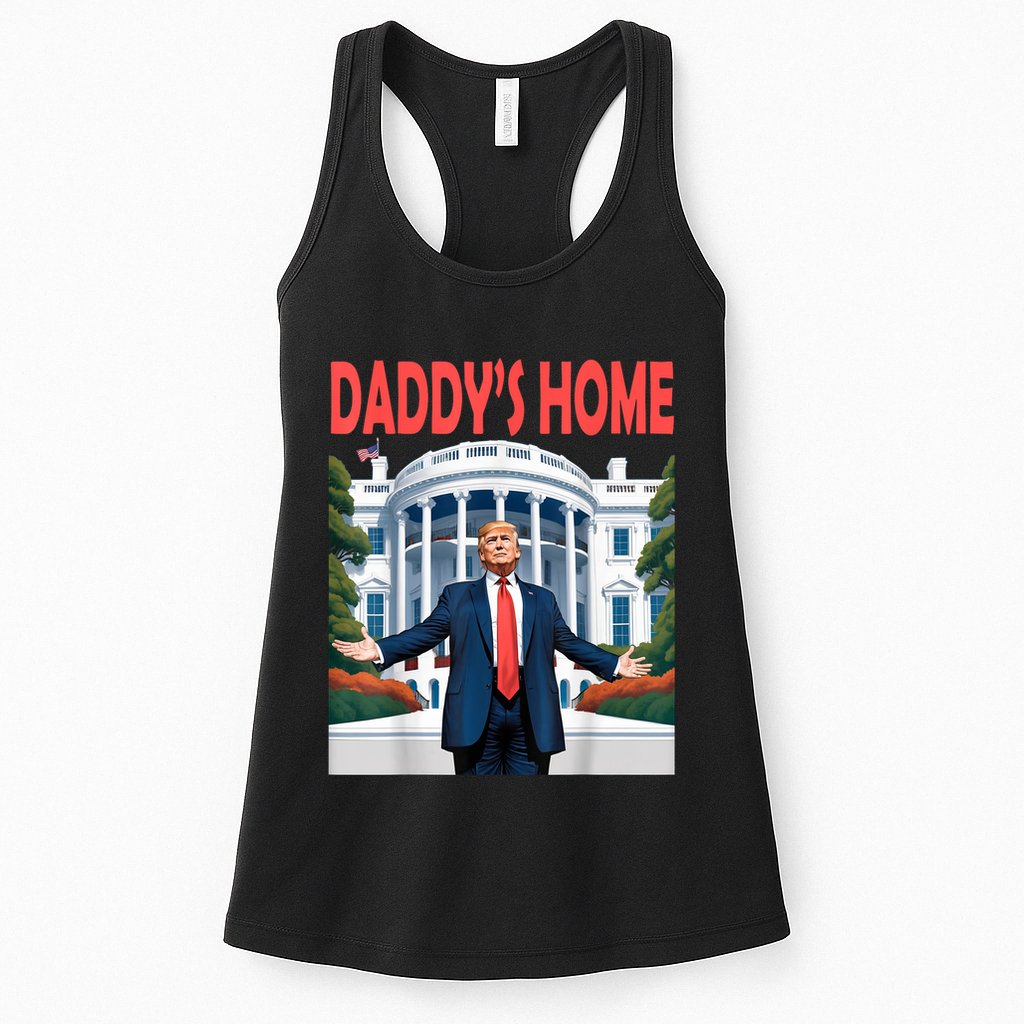 Trump Daddys Home White House Womens Tank Top