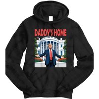 Trump Daddys Home White House Tie Dye Hoodie