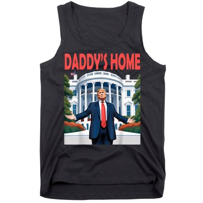 Trump Daddys Home White House Tank Top