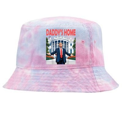 Trump Daddys Home White House Tie-Dyed Bucket Hat