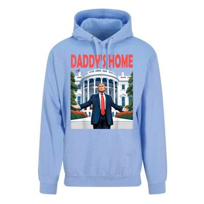 Trump Daddys Home White House Unisex Surf Hoodie