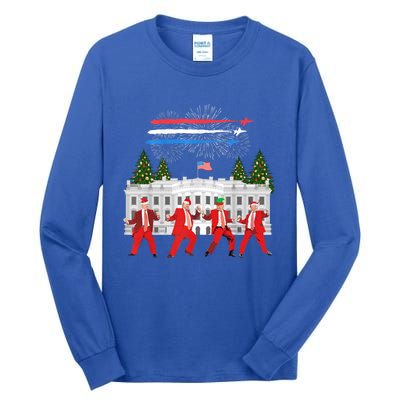 Trump Daddys Home White House Dance Make Xmas Great Again Gift Tall Long Sleeve T-Shirt