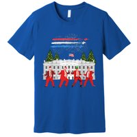 Trump Daddys Home White House Dance Make Xmas Great Again Gift Premium T-Shirt