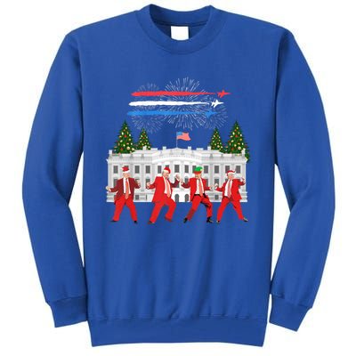 Trump Daddys Home White House Dance Make Xmas Great Again Gift Tall Sweatshirt