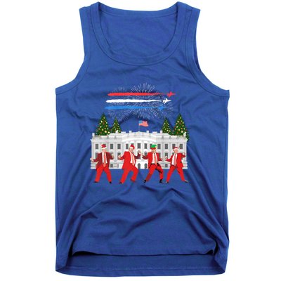 Trump Daddys Home White House Dance Make Xmas Great Again Gift Tank Top