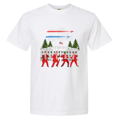 Trump Daddys Home White House Dance Make Xmas Great Again Gift Garment-Dyed Heavyweight T-Shirt