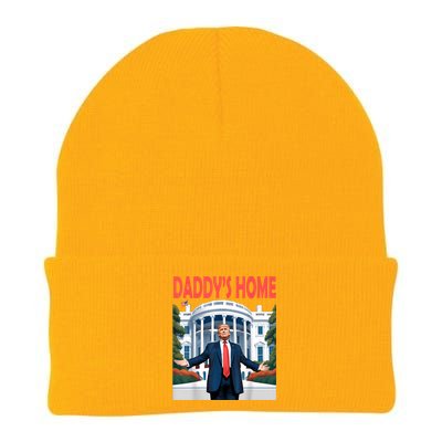 Trump Daddys Home White House Knit Cap Winter Beanie