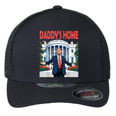 Trump Daddys Home White House Flexfit Unipanel Trucker Cap