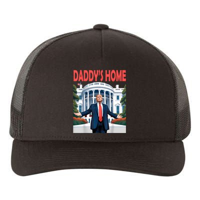 Trump Daddys Home White House Yupoong Adult 5-Panel Trucker Hat