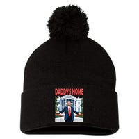 Trump Daddys Home White House Pom Pom 12in Knit Beanie