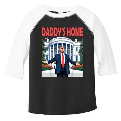 Trump Daddys Home White House Toddler Fine Jersey T-Shirt