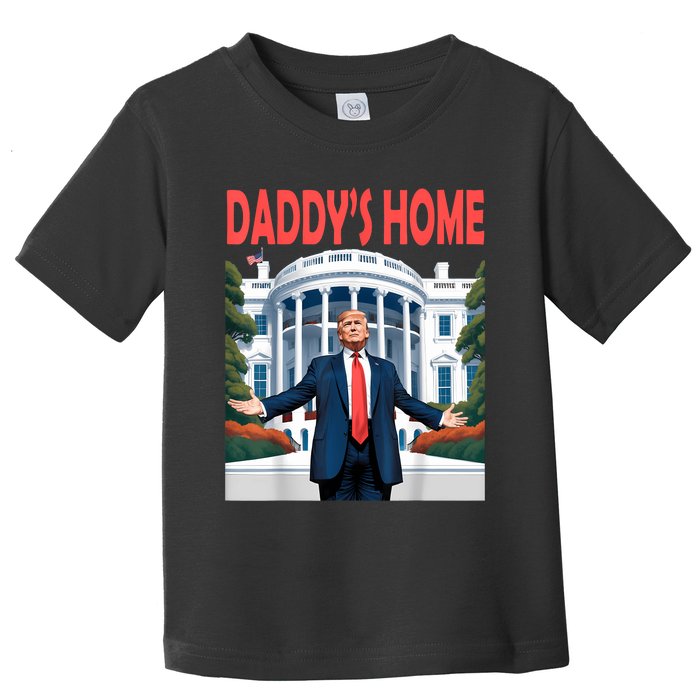 Trump Daddys Home White House Toddler T-Shirt