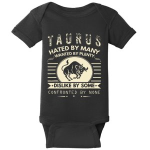 Taurus Design Hated By Many Wanted By Plenty Baby Bodysuit