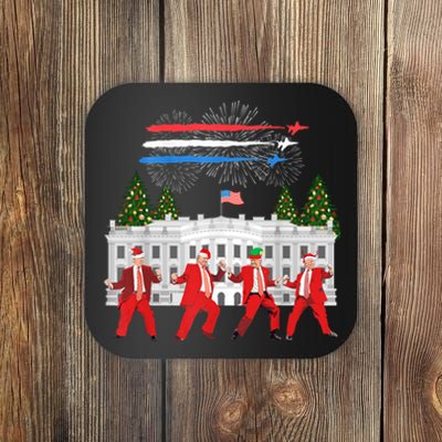 Trump Daddys Home White House Dance Make Xmas Great Again Coaster