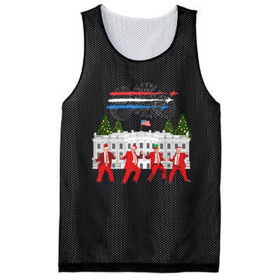 Trump Daddys Home White House Dance Make Xmas Great Again Mesh Reversible Basketball Jersey Tank