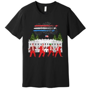 Trump Daddys Home White House Dance Make Xmas Great Again Premium T-Shirt