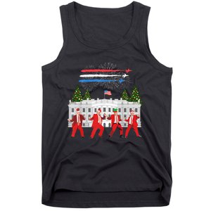 Trump Daddys Home White House Dance Make Xmas Great Again Tank Top