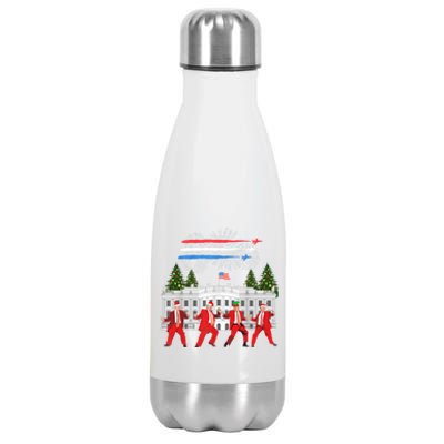 Trump Daddys Home White House Dance Make Xmas Great Again Stainless Steel Insulated Water Bottle