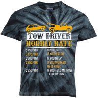 Tow Driver Hourly Rate Tow Truck Driver Tow Trucker Kids Tie-Dye T-Shirt