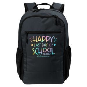 Tie Dye Happy Last Day Of School Teachers Students Daily Commute Backpack