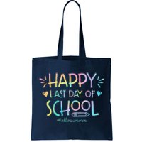 Tie Dye Happy Last Day Of School Teachers Students Tote Bag