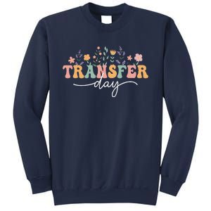 Transfer Day Ivf Flowers Ivf Transfer Day Couple Sweatshirt