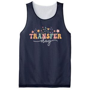 Transfer Day Ivf Flowers Ivf Transfer Day Couple Mesh Reversible Basketball Jersey Tank