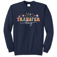 Transfer Day Ivf Flowers Ivf Transfer Day Couple Tall Sweatshirt