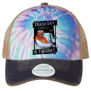 Trash Day Is Tuesday Legacy Tie Dye Trucker Hat