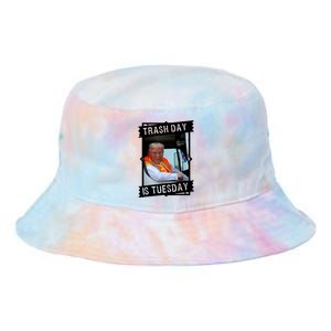 Trash Day Is Tuesday Tie Dye Newport Bucket Hat