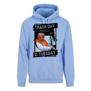 Trash Day Is Tuesday Unisex Surf Hoodie