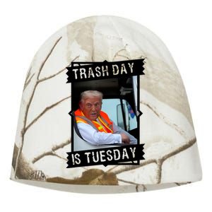 Trash Day Is Tuesday Kati - Camo Knit Beanie