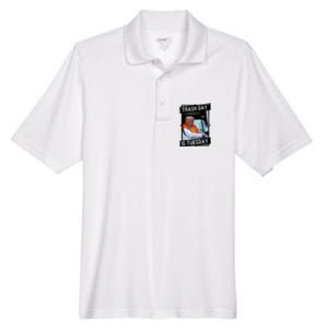 Trash Day Is Tuesday Men's Origin Performance Pique Polo