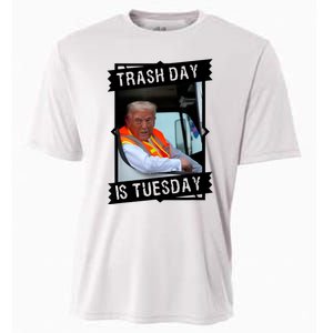 Trash Day Is Tuesday Cooling Performance Crew T-Shirt