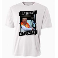 Trash Day Is Tuesday Cooling Performance Crew T-Shirt