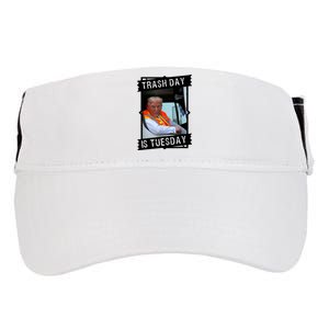 Trash Day Is Tuesday Adult Drive Performance Visor