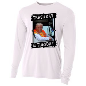 Trash Day Is Tuesday Cooling Performance Long Sleeve Crew