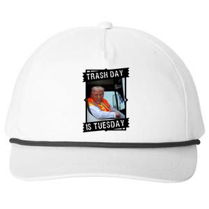 Trash Day Is Tuesday Snapback Five-Panel Rope Hat