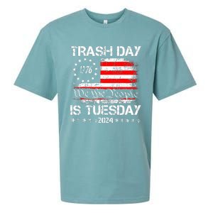 Trash Day Is Tuesday Sueded Cloud Jersey T-Shirt