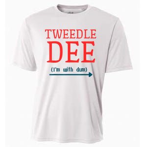 Tweedle Dee IM With Dum Couple & Friends Funny Lazy Costume Cooling Performance Crew T-Shirt