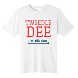 Tweedle Dee IM With Dum Couple & Friends Funny Lazy Costume Tall Fusion ChromaSoft Performance T-Shirt