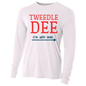 Tweedle Dee IM With Dum Couple & Friends Funny Lazy Costume Cooling Performance Long Sleeve Crew