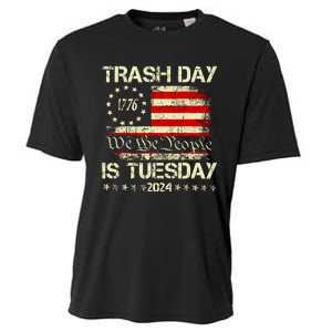 Trash Day Is Tuesday Cooling Performance Crew T-Shirt