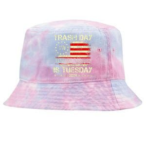 Trash Day Is Tuesday Tie-Dyed Bucket Hat