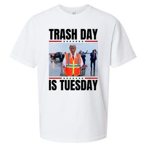 Trash Day Is Tuesday Sueded Cloud Jersey T-Shirt