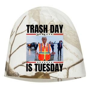 Trash Day Is Tuesday Kati - Camo Knit Beanie