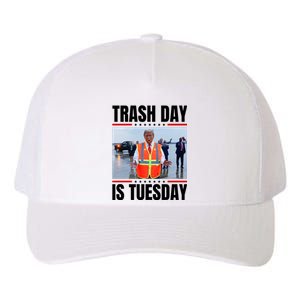 Trash Day Is Tuesday Yupoong Adult 5-Panel Trucker Hat